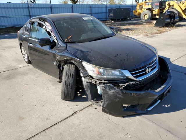 1HGCR3F87FA033860 - 2015 HONDA ACCORD EXL BLACK photo 1