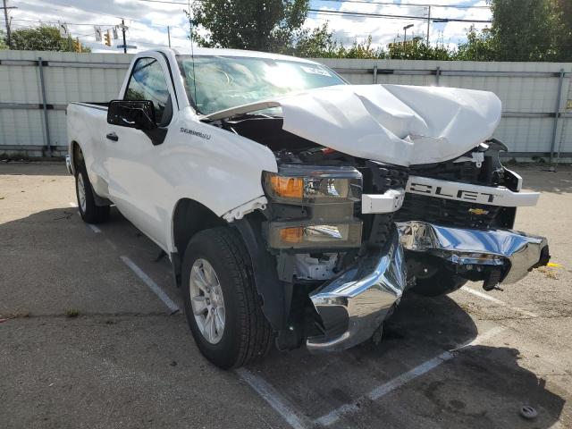 3GCNWAEF7MG473855 - 2021 CHEVROLET SILVERADO WHITE photo 1