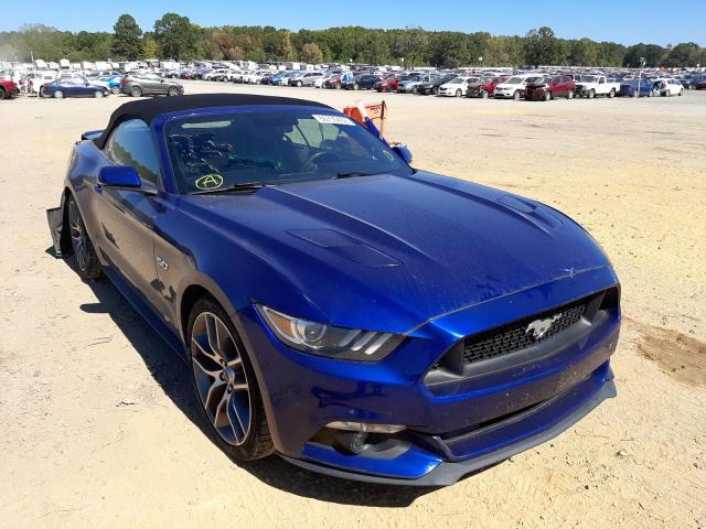 1FATP8FF7G5205885 - 2016 FORD MUSTANG GT BLUE photo 1