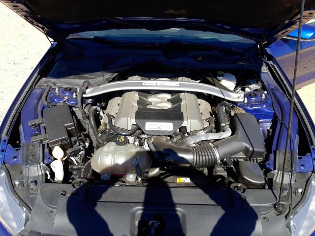 1FATP8FF7G5205885 - 2016 FORD MUSTANG GT BLUE photo 7