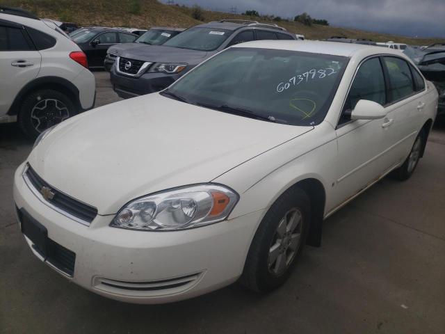 2G1WT58K979127326 - 2007 CHEVROLET IMPALA WHITE photo 2