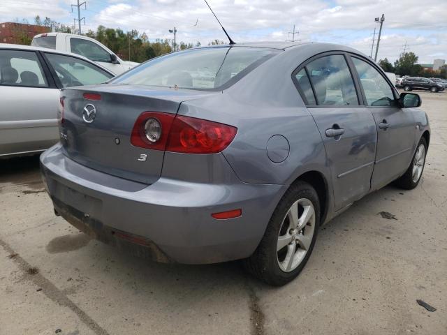 JM1BK12F961463364 - 2006 MAZDA 3 I SILVER photo 4