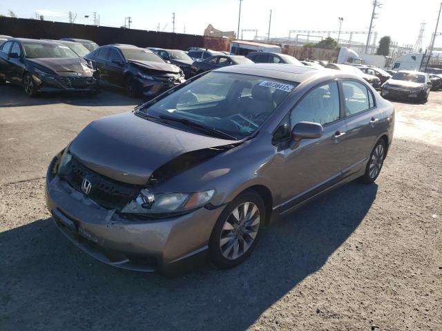 19XFA16949E007010 - 2009 HONDA CIVIC EXL 灰色 照片 2