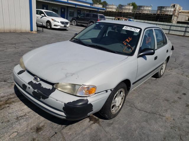 1Y1SK52861Z404626 - 2001 CHEVROLET GEO PRIZM 银色 照片 2