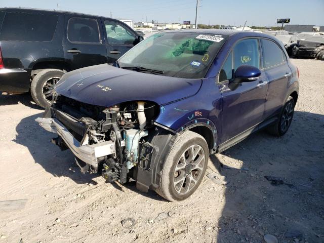 ZFBCFXCT4GP371144 - 2016 FIAT 500X TREKK BLUE photo 2