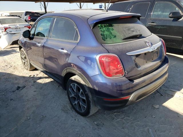 ZFBCFXCT4GP371144 - 2016 FIAT 500X TREKK BLUE photo 3