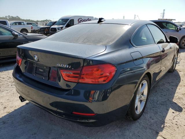 WBA3N7C53FK225246 - 2015 BMW 428 I BLUE photo 4