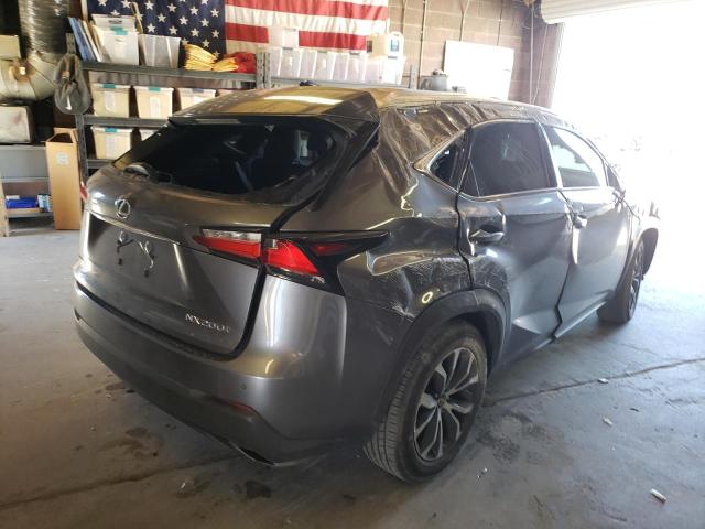 JTJYARBZ8H2059522 - 2017 LEXUS NX 200T BA SILVER photo 4