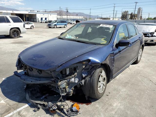 1HGCP263X9A081491 - 2009 HONDA ACCORD LX BLUE photo 2