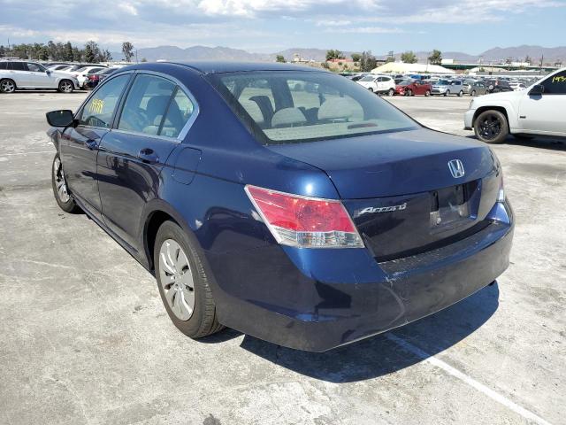 1HGCP263X9A081491 - 2009 HONDA ACCORD LX BLUE photo 3