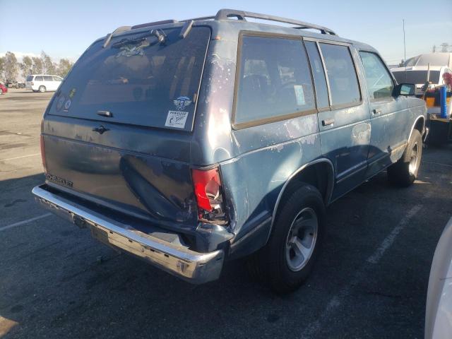 1GNCS13W0R2169554 - 1994 CHEVROLET BLAZER S10 BLUE photo 4