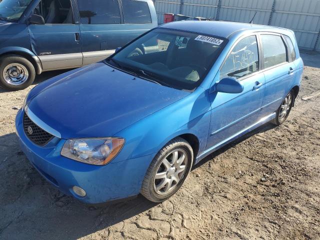 KNAFE161765241693 - 2006 KIA SPECTRA5 BLUE photo 2