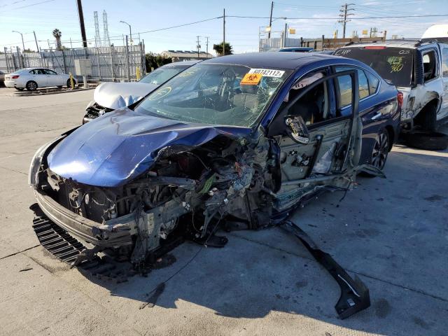 3N1CB7AP3HY341196 - 2017 NISSAN SENTRA SR BLUE photo 2