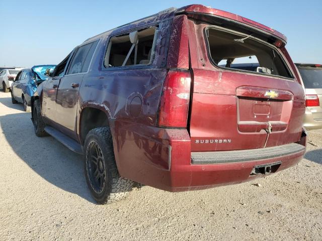 1GNSKHKC8GR409322 - 2016 CHEVROLET SUBURBAN K MAROON photo 3