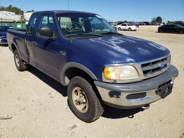 1FTDX18W0VNB63074 - 1997 FORD F150 BLUE photo 1