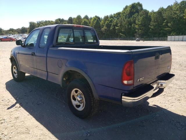 1FTDX18W0VNB63074 - 1997 FORD F150 BLUE photo 3