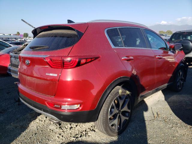 KNDPR3A64H7219569 - 2017 KIA SPORTAGE S BURGUNDY photo 4