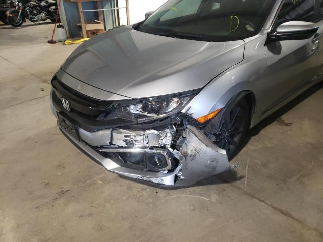 19XFC1F78ME008470 - 2021 HONDA CIVIC EXL Srebrny zdjęcie 9