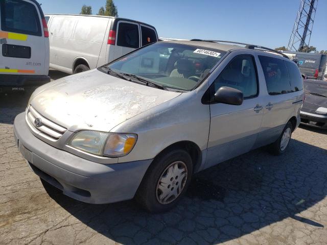 4T3ZF13C12U502810 - 2002 TOYOTA SIENNA LE GRAY photo 2