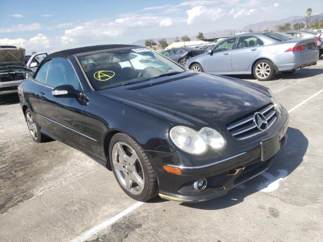 WDBTK72F68F238069 - 2008 MERCEDES-BENZ CLK 550 BLACK photo 1