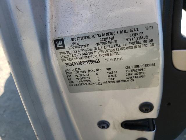 3GNCA13BX9S556455 - 2009 CHEVROLET HHR LS 银色 照片 10