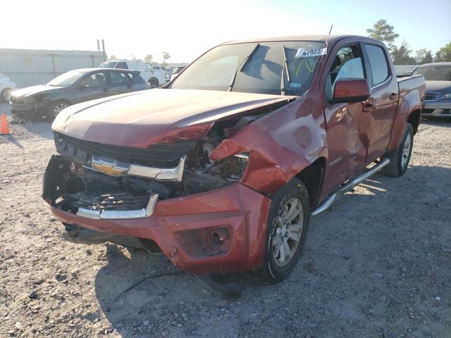 1GCGSCE34G1160688 - 2016 CHEVROLET COLORADO L RED photo 2