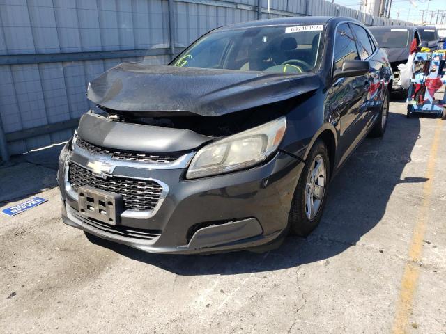 1G11B5SLXEF271745 - 2014 CHEVROLET MALIBU LS GRAY photo 2