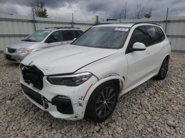 5UXCR6C59KLL03744 - 2019 BMW X5 XDRIVE4 WHITE photo 2