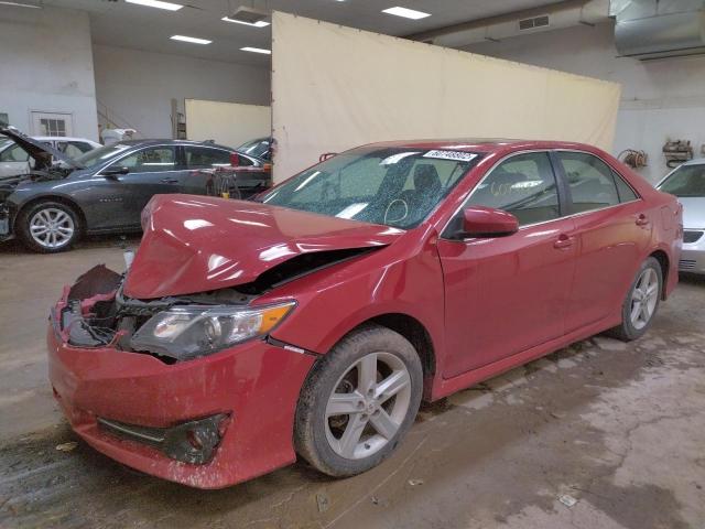 4T1BF1FK9CU586146 - 2012 TOYOTA CAMRY BASE RED photo 2