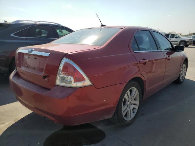 3FAHP08ZX8R169347 - 2008 FORD FUSION SEL RED photo 4
