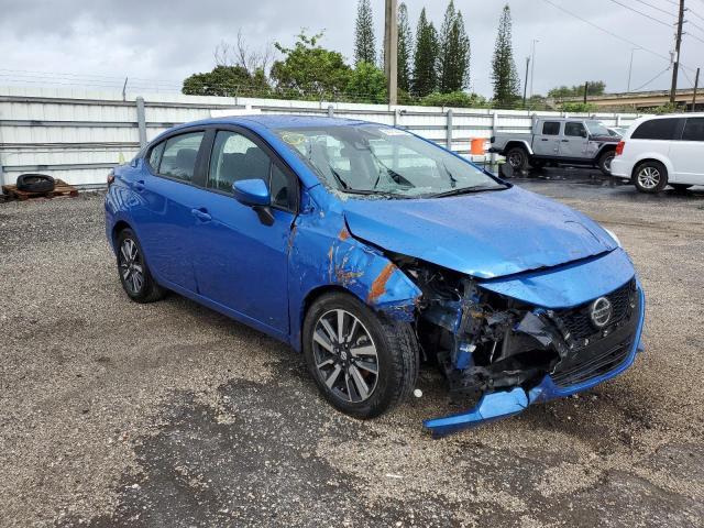 3N1CN8EV8ML891362 - 2021 NISSAN VERSA SV BLUE photo 1