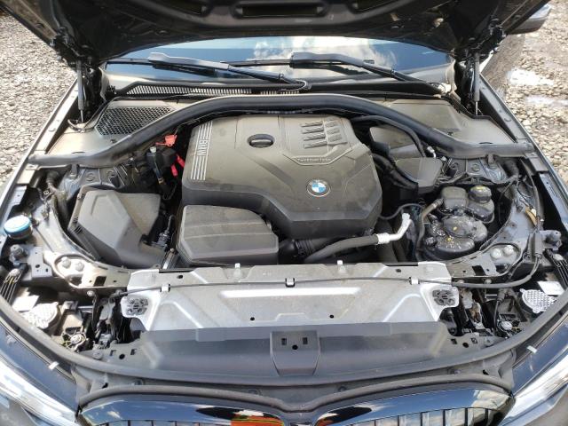 3MW5R7J02L8B44594 - 2020 BMW 330XI GRAY photo 7