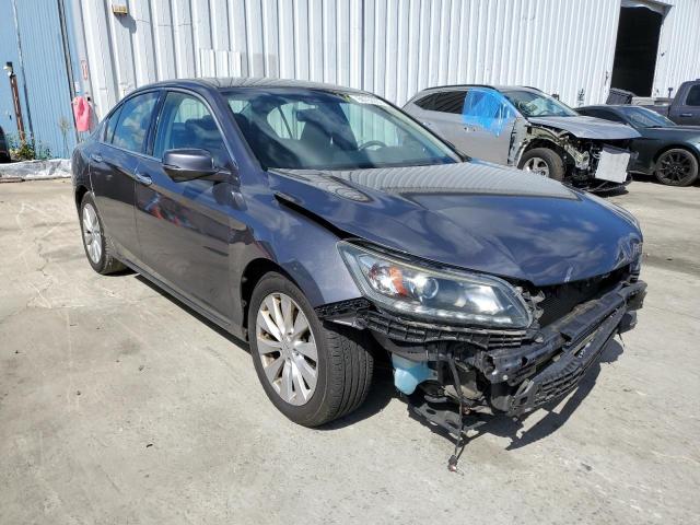 1HGCR3F81FA003592 - 2015 HONDA ACCORD EXL GRAY photo 1