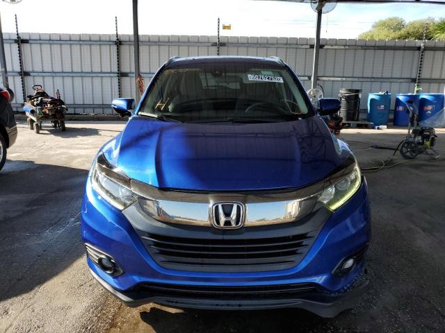 3CZRU5H50KM709109 - 2019 HONDA HR-V EX BLUE photo 5