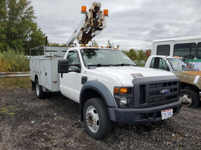 1FD4F46Y48EC32454 - 2008 FORD F450 SUPER WHITE photo 1