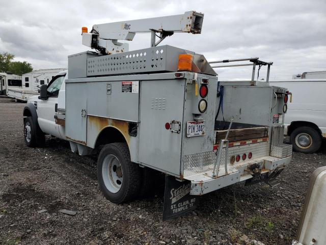 1FD4F46Y48EC32454 - 2008 FORD F450 SUPER WHITE photo 3