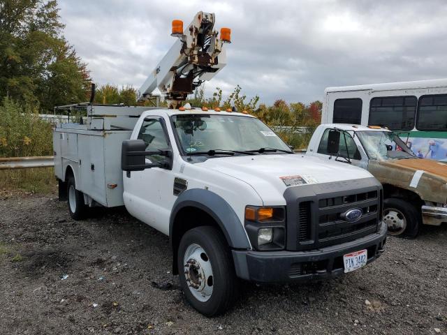 1FD4F46Y48EC32454 - 2008 FORD F450 SUPER WHITE photo 9