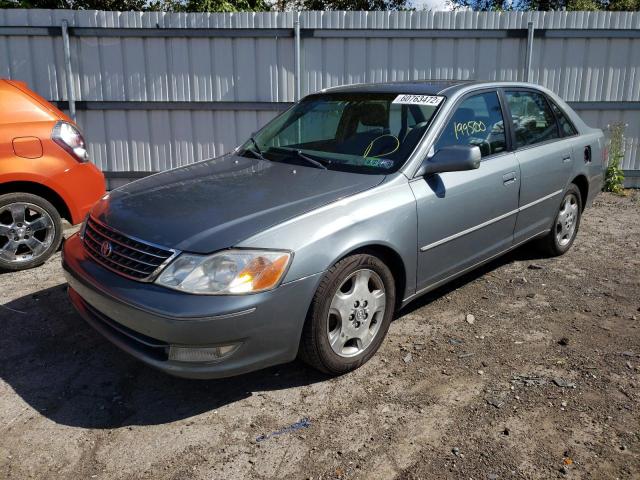 4T1BF28B03U291570 - 2003 TOYOTA AVALON XL TEAL photo 2