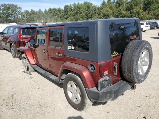 1J4GA59187L147884 - 2007 JEEP WRANGLER S MAROON photo 3