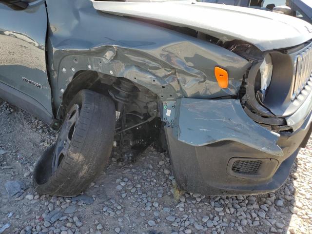 ZACCJBAH2JPH32037 - 2018 JEEP RENEGADE S GRAY photo 9