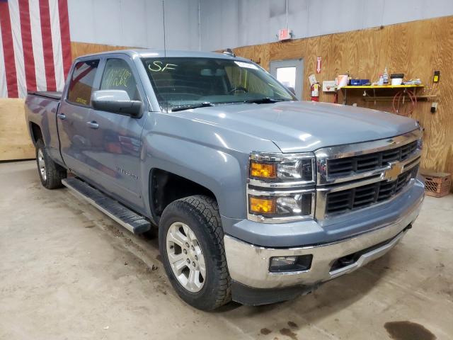 3GCUKREC9FG284025 - 2015 CHEVROLET 1500 SILVE BLUE photo 1