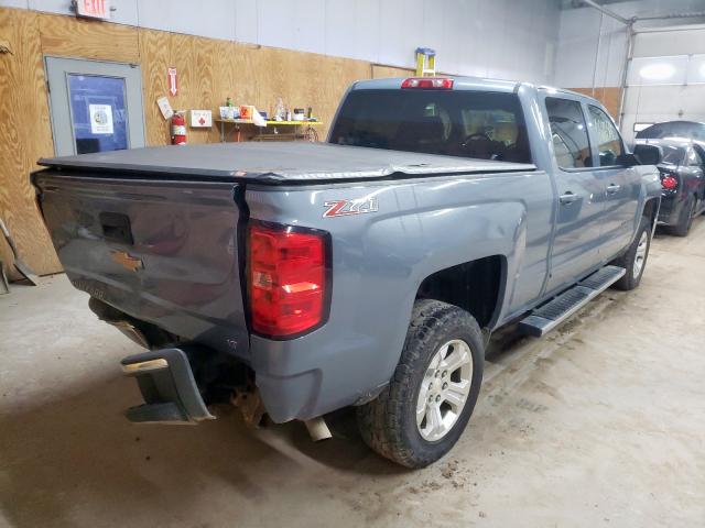 3GCUKREC9FG284025 - 2015 CHEVROLET 1500 SILVE BLUE photo 4