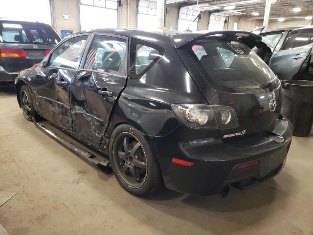 JM1BK34L381858528 - 2008 MAZDA SPEED 3 BLACK photo 3