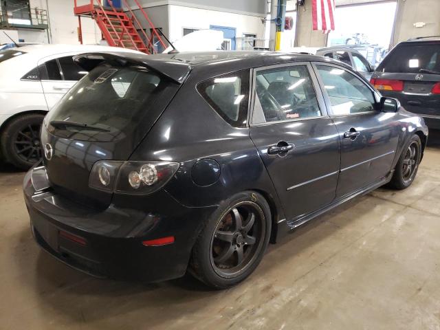 JM1BK34L381858528 - 2008 MAZDA SPEED 3 BLACK photo 4