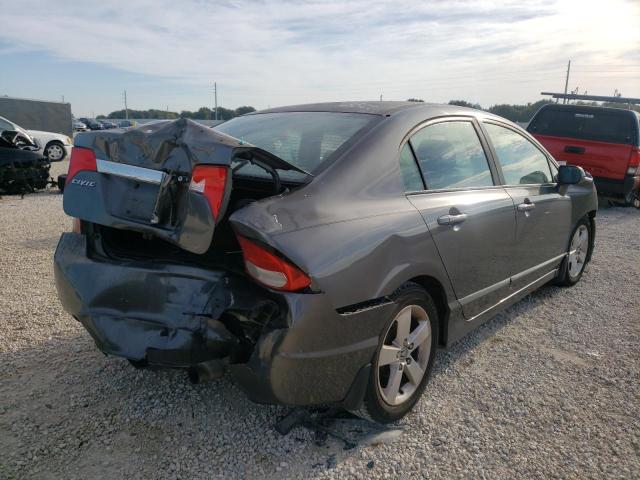 2HGFA16649H311319 - 2009 HONDA CIVIC LX-S Сұр фото 4