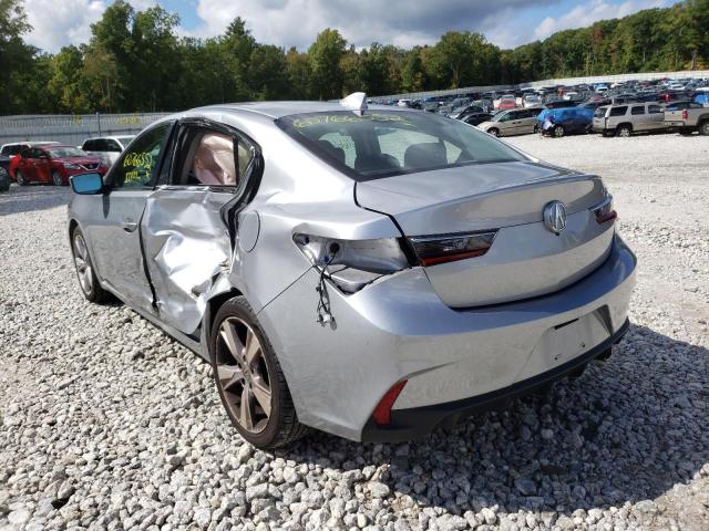 19UDE2F36KA007761 - 2019 ACURA ILX SILVER photo 3