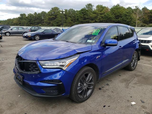 5J8TC2H61ML018277 - 2021 ACURA RDX A-SPEC BLUE photo 2