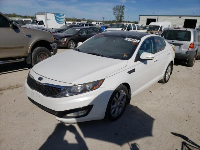 5XXGN4A7XCG073690 - 2012 KIA OPTIMA EX WHITE photo 2