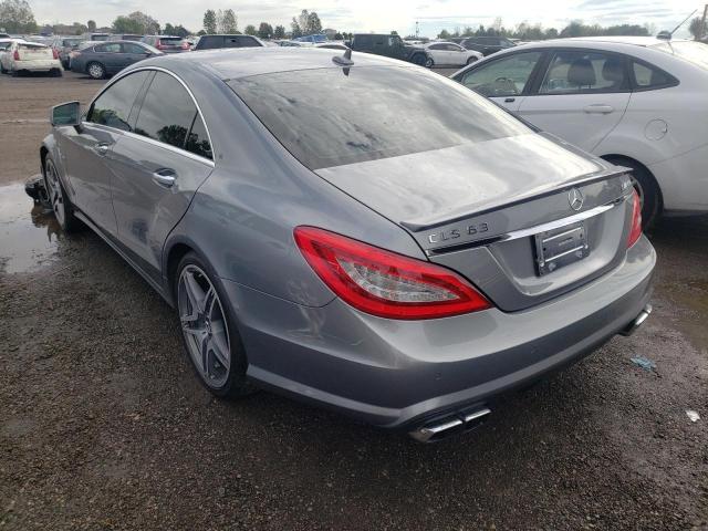 WDDLJ7EBXCA022623 - 2012 MERCEDES-BENZ CLS 63 AMG GRAY photo 3