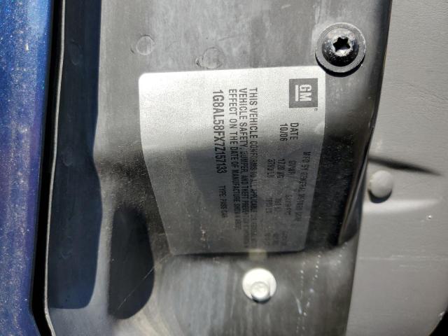 1G8AL58FX7Z157133 - 2007 SATURN ION LEVEL BLUE photo 10